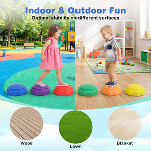6-Piece Stepping Stones for Kids for Sensory Play and Coordination view 8