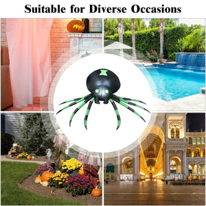 6 Feet Halloween Inflatable Blow-Up Spider view 3