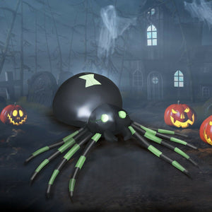 6 Feet Halloween Inflatable Blow-Up Spider view 6