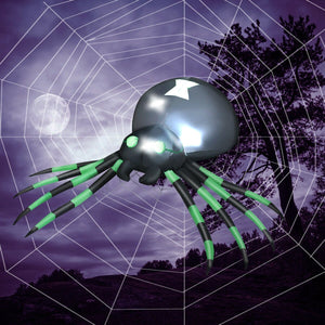 6 Feet Halloween Inflatable Blow-Up Spider view 7