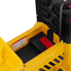 6V Electric Licensed Caterpillar Construction Vehicle with One-Button Start-Yellow view 5