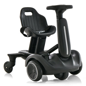 6V Kids Ride on Drift Car with 360° Spin and 2 Adjustable Heights-Black view 4