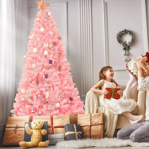7.5 Feet Hinged Artificial Christmas Tree Full Fir Tree view 3
