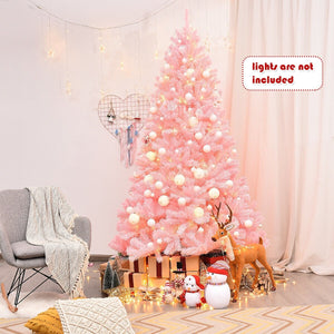 7.5 Feet Hinged Artificial Christmas Tree Full Fir Tree view 5