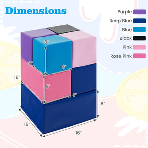 7-Piece Big Foam Building Blocks for Toddlers and Kids view 5
