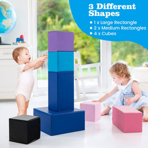 7-Piece Big Foam Building Blocks for Toddlers and Kids view 6