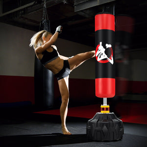 70 Inch Freestanding Punching Bag with Fillable Base 12 Suction Cups and Shock Absorbers view 3