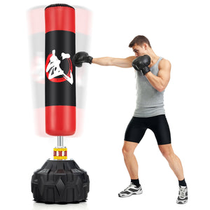 70 Inch Freestanding Punching Bag with Fillable Base 12 Suction Cups and Shock Absorbers view 4