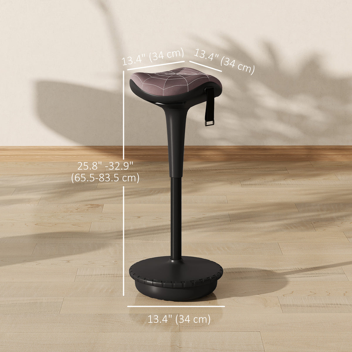Backless Wobble Stool Chair, Standing Desk Chair, Adjustable Learning Stool for Office Desks – view 2