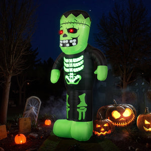 8.4 Feet Tall Halloween Inflatable Decoration Blow up Frankenstein Decoration view 2
