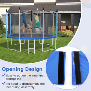 8 Feet Trampoline Pad Replacement Safety Pad with Fixing Straps (Blue) view 7