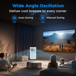 10000 BTU Portable Air Conditioner with Remote Control Cools up to 350 Sq.Ft view 9