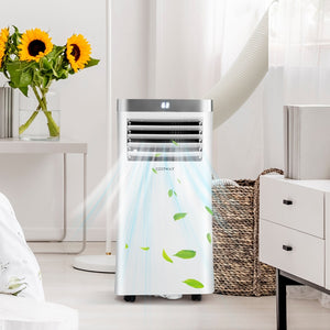 8000 BTU 3-in-1 Portable Air Conditioner with Remote Control-White view 2