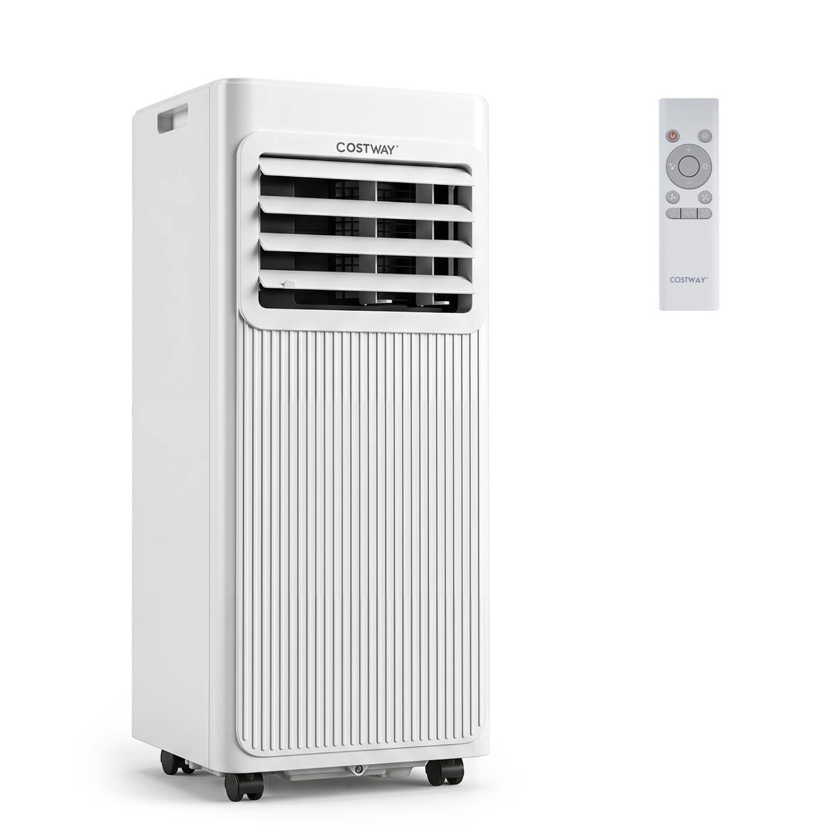 8000 BTU Portable AC with Sleep Mode and Window Kit Cools 350 Sq.Ft-White view 2