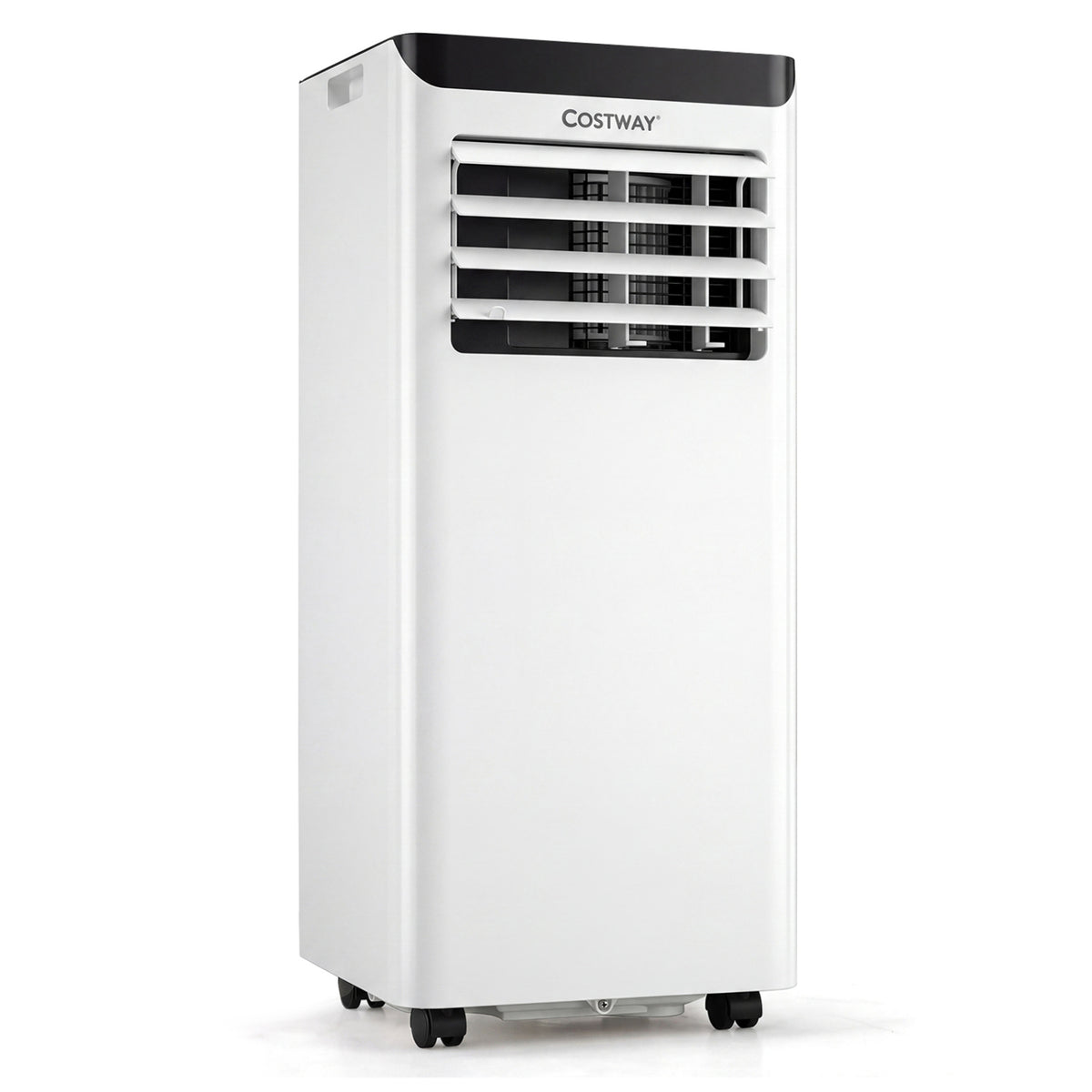 8000 BTU Portable Air Conditioner Cools with Dehumidifier and 24H Timer-Black view 2