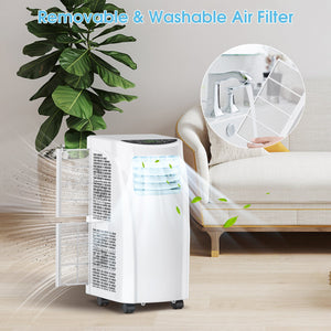8000 BTU Portable Air Conditioner with Dehumidifier Function and Sleep Mode view 3
