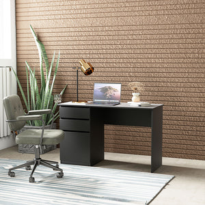 Modern Computer Desk, Home Office Desk for Study, Writing Workstation with Storage Drawer and Cabinet for – view 14