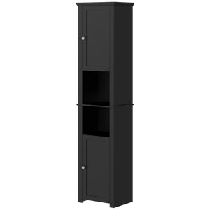 Tall Medicine Cabinet, Freestanding Bathroom Storage Cabinet with Shelves and 2 Cupboards – view 8
