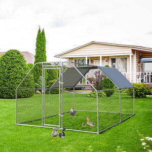 9.5 x 12.5 Feet Large Walk In Chicken Coop Run House view 2