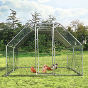 9.5 x 12.5 Feet Large Walk In Chicken Coop Run House view 3