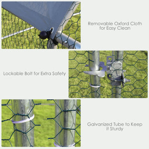 9.5 x 6.5 Feet Large Walk In Chicken Run Cage view 5