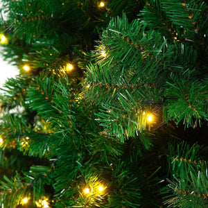 9 Feet Pre-Lit PVC Artificial Christmas Tree with 700 LED Lights view 7