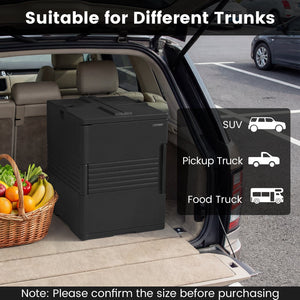 91 Qt Insulated Food Pan Carrier with Door Shafts-Black view 8