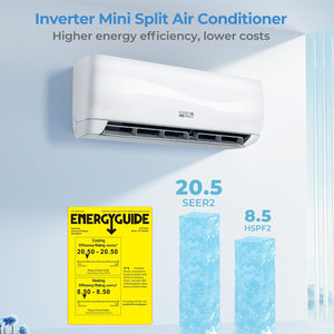 Blast Series 9100 BTU 20.5 SEER2 115V Mini Split Air Conditioner with Heat Pump view 5