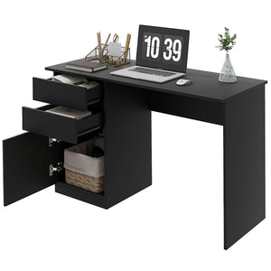 Modern Computer Desk, Home Office Desk for Study, Writing Workstation with Storage Drawer and Cabinet for – view 8