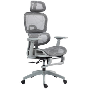 Mesh Office Chair with 3D Armrest, High Back Desk Chair with Lumbar Support, 135° Reclining – view 8