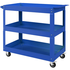 3 Tier Rolling Tool Cart with Wheels, 330 LBS Capacity Heavy Duty Utility Cart – view 8