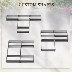 Steel Raised Garden Bed, Set of 5 Large Box Planters for Outdoor Plants Vegetables Flowers Herbs, 8x8x1ft – view 24