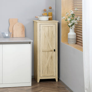 48" Farmhouse Kitchen Pantry Storage Cabinet with Barn Door – view 13