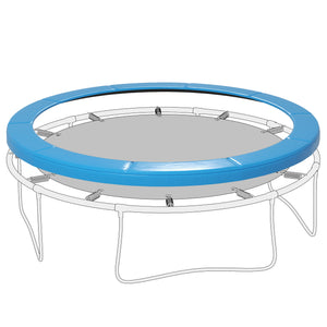 Soozier 14ft Trampoline Replacement Pad Trampolining Replacement Jump Bounce Exercise GYM Pad Only