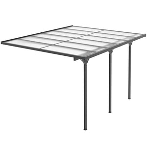 Outdoor Pergola with Adjustable Height, 14ft x 10ft Outdoor Hardtop Pergola Gazebo, Restaurants & Homes – view 3