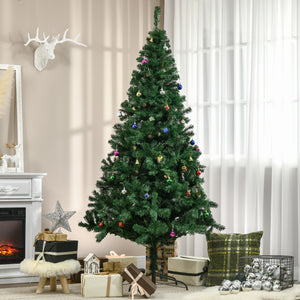4.9ft Green Christmas Tree Artificial Xmas Holidays Party with Decoration Ornament
