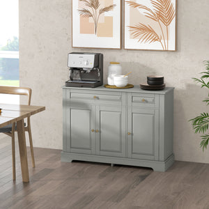 Modern Sideboard Cabinet, Buffet Cabinet with 2 Drawers and Adjustable Shelves – view 13