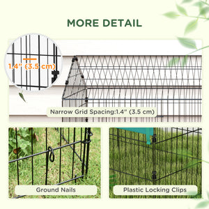 73" Small Animal Cage with Roof, Indoor/Outdoor Use, for Chicken, Rabbits, Chinchillas