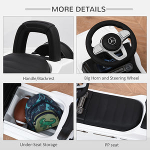Aosom Compatible Baby Toddler Push Car Foot-to-Floor Ride-On Wheel Mercedes-Benz G350 Licensed