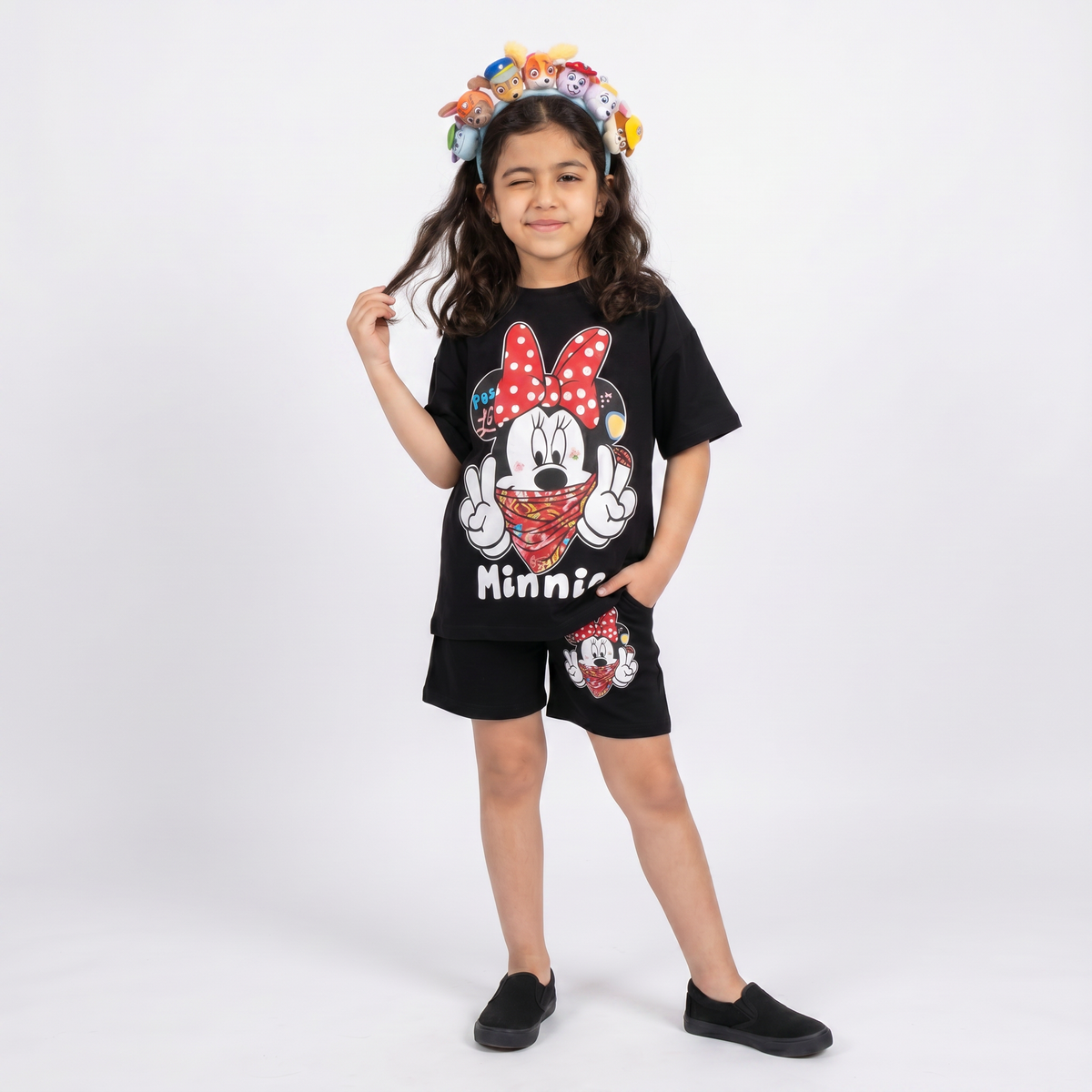 Downtown Mouse Girls Short Set