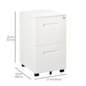File Cabinet, Vertical Filing Cabinet with Adjustable Partition for A4 Letter Size, Lockable for Office – view 9