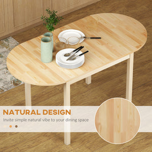 Solid Wood Kitchen Table, Drop Leaf Tables for Small Spaces, Folding Dining Table, Black – view 18