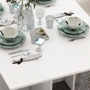 Folding Dining Table, 55" Drop Leaf Table for Small Spaces – view 7