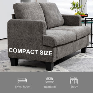 54.3" Loveseat Sofa, 2 Seater Sofa with Removable Cushions – view 5