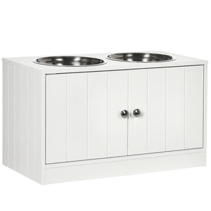 Elevated Dog Bowls for Large Dogs Pet Feeding Station with Stand, Storage – view 15
