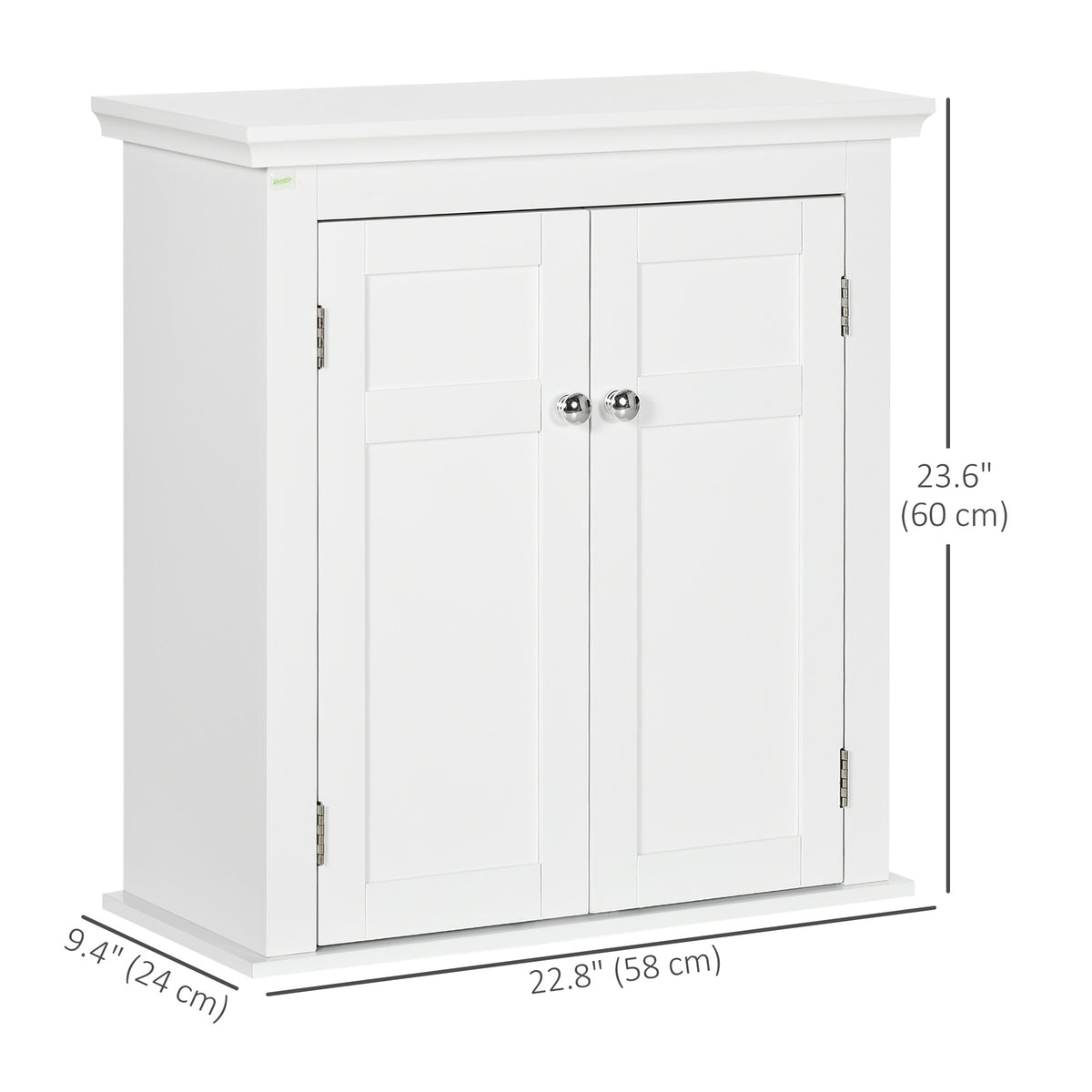 Bathroom Cabinet, Medicine Cabinet, Over Toilet Storage Cabinet with Adjustable Shelves for Entryway, White
