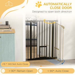 36" Easy Open Indoor Dog Gates for Doorways, House, Stair - White – view 11