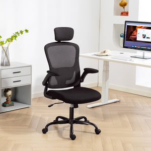 Ergonomic Office Chair, Mesh Desk Chair with Adjustable Headrest, Lumbar Support and Height – view 7