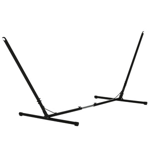 Adjustable Hammock Stand, Fits 10-13 ft Hammocks Up to 264lbs Capacity,Black