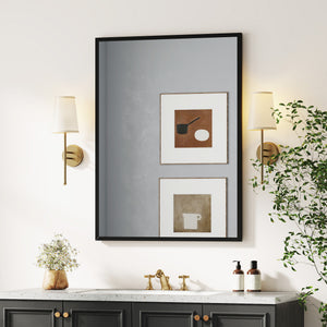 22" x 30" Bathroom Mirror for Wall, Rectangular Mirror for Living Room, Bedroom, Entryway, Black – view 35